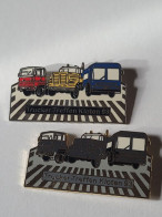 PINS PIN CAMIONS BUS AUTOBUS CAR  PIN TRUCK COLLECTION 2 PINS EGF - Food