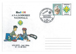 SC 46 - 1304 Scout ROMANIA, National Jamboree - Cover - Used - 2011 - Briefe U. Dokumente