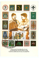 SC 46 - 1128-a Scout NAURU - Maxi Card - Used - 1982 - Covers & Documents