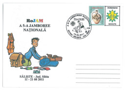 SC 46 - 1301 Scout ROMANIA, National JAMBOREE - Cover - Used - 2011 - Storia Postale