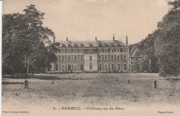 MOREUIL CHATEAU VU DU PARC 1915 TBE - Moreuil