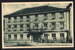 AK Haslach I. K., Hotel Zum Goldenen Kreuz  - Haslach