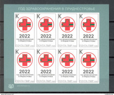 Label Transnistria 2023 Year Of Healthcare In Transnistria Medicine Sheetlet**MNH Imperforated - Fantasy Labels