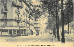 Cpa PARIS 75 - Angle Boulevard De Grenelle Et Rue Desaix - LIP - Arlabosse Tabac, Vins, 47 Bd De Grenelle (RARE) - Arrondissement: 15