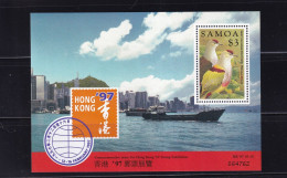 LI05 Samoa 1997 International Stamp Exhibition "HONG KONG '97" Mini Sheet - Samoa