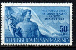 1956 - San Marino 437 Ripristino Dell'Arengo   ++++++ - Nuovi