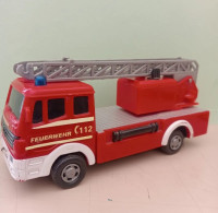 Camión De Bomberos Dickie Toys, De Pasta. - Sonstige & Ohne Zuordnung