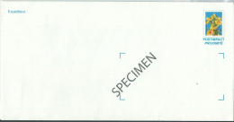 FRANCE ENTIER PAP ORCHYDEE POSTIMPACT PROXIMITE 35g SURCHARGE " SPECIMEN "  LETTRE COVER - PAP : Altri (1995-...)