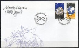 Martin Mörck. Denmark 2007.  Galatea - 3 - Expedition.  Michel  1466 - 1467 FDC. Signed. - FDC