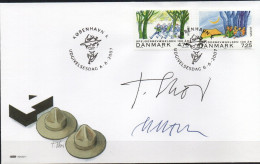 Martin Mörck. Denmark 2007. CEPT. Scouting.  Michel 1470 - 1471  FDC. Signed. - FDC