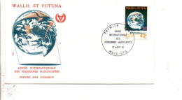 WALLIS ET FUTUNA FDC 1981 ANNEE PERSONNES HANDICAPEES - FDC