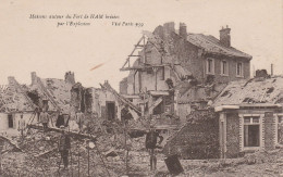 MAISONS AUTOUR DE FORT DE HAM BRISEES PAR L'EXPLOSION 1918 TBE - Ham