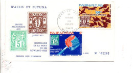 WALLIS ET FUTUNA FDC 1979 CENTENAIRE MORT ROWLAND HILL - FDC