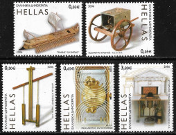 GREECE 2006 Greek Technology Complete MNH Set Vl. 2352 / 2356 - Nuovi