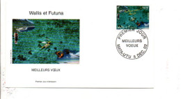 WALLIS ET FUTUNA FDC 2002 MEILLEURS VOEUX - FDC