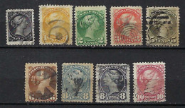 CANADA 1870-93: Lot D'obl., Forte Cote - Used Stamps