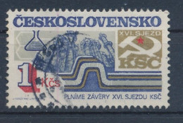 Tschechoslowakei Mi. 2731 Gest. Erdöl Raffinerie - Used Stamps