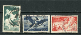 FRANCE -  MYTHOLOGIE - N° Yvert PA 16+18+19 Obli. - 1927-1959 Usati