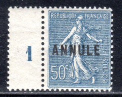 N° 161-CI 2 (Semeuse Millésime 1921) Neuf** TB: COTE= + 150 € - Corsi Di Istruzione