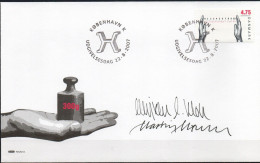 Martin Mörck. Denmark 2007. 100 Anniv Metric System In Denmark. Michel 1476  FDC. Signed. - FDC