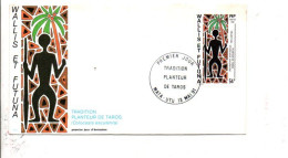 WALLIS ET FUTUNA FDC 1991 PLANTEUR DE TAROS - FDC