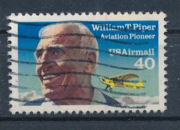 USA 1991 Mi. 2135 Gest. William T. Piper Flugzeug Konstrukteur - Used Stamps