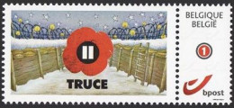 DUOSTAMP/MYSTAMP** - Christmas Truce 2014 - Match De Foot De Noël 1914 Entre Les Anglais & Les Allemands - RRR - Ungebraucht