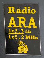 AUTOCOLLANT RADIO ARA - LUXEMBOURG - Adesivi