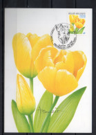 Année 2003 : Carte Maximum 3223 - Tulipe Darwin - Buzin - Obli. Bruxelles-Brussel - 2001-2010