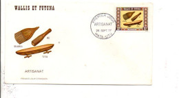 WALLIS ET FUTUNA FDC 1977 ARTISANAT - FDC