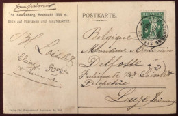 Suisse Divers Sur CPA TAD ST. BEATENBERG STATION 27.7.1912 - (N353) - Lettres & Documents