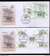 Label Transnistria 2023 30th Anniversary Of Savings Bank 2 FDCs Imperforated - Fantasy Labels