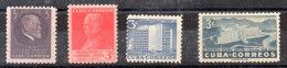 Cuba Series Nº Yvert 383 + 384 + 396 + 414  ** - Unused Stamps