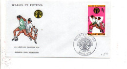 WALLIS ET FUTUNA FDC 1975 JEUX PACIFIQUE SUD - FOOTBALL - FDC