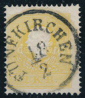 O 1858 2kr II. Típus, Friss Darab, Sárga Színben, Kis Lemezhiba A Szalagoknál /2kr Type II., Fresh Yellow Piece With Pla - Altri & Non Classificati