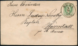 1869 3kr Díjjegyes Helyi Levél Kiállítási Minőségben / Local PS-cover "BUDA / VASP." - Wasserstadt - Other & Unclassified