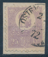 1871 Kőnyomat 25kr Sötétibolya / Dark Violet "OSIEK" - Altri & Non Classificati