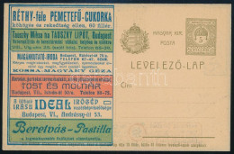 1907 Hirdetéses Levelezőlap, Használatlan, Rigler 6 (Hodobay 150.000) / Advertising PS-card, Unused - Autres & Non Classés