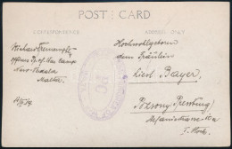 1919. 04.11. Máltai Hadifogolytáborból Küldött, A Tábor által Gyártott Képeslap Pozsonyba / Postcard From The Maltese PO - Autres & Non Classés