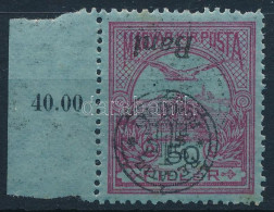 Delcampe - ** Nagyvárad 1919 Turul 50f Fordított Felülnyomással (rozsda) / Mi 17 II. With Inverted Overprint. Signed: Bodor (stain) - Other & Unclassified