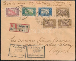 1924 Ajánlott Légi Levél Belgrádba / Registered Airmail Cover To Beograd - Andere & Zonder Classificatie
