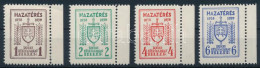** 1939 Soproni Tábori Küldöncjárat II. Kiadás ívszéli Sorozat (85.000) / Sopron Courier Post Stamp II. Issue Complete M - Andere & Zonder Classificatie