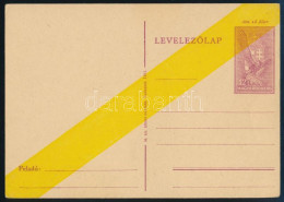 1944 12f Díjjegyes Gettóposta Levelezőlap, Használatlan. A Magyar Postatörténet Rendkívüli Dokumentuma! / Unused Ghetto- - Andere & Zonder Classificatie