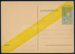 1944 18f Díjjegyes Gettóposta Levelezőlap, Használatlan. A Magyar Postatörténet Rendkívüli Dokumentuma! / Unused Ghetto- - Andere & Zonder Classificatie