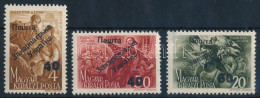 ** Ungvár II. 1945 3 Klf Kossuth Bélyeg (80.000) Signed: Bodor (40/30f, 60/20f Sarokhiba / Corner Fault) - Andere & Zonder Classificatie