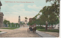 Richmond, Va. Capitol Square Gl1910 #204.262 - Autres & Non Classés