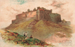 FANTAISIES - Château - Colorisé - Dessin - Carte Postale Ancienne - Autres & Non Classés