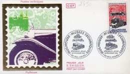 France 2450 Fdc Train, Automobile - Andere & Zonder Classificatie