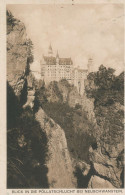 Schloss Neuschwanstein M. Pöllatschlucht Gl1916 #136.206 - Châteaux