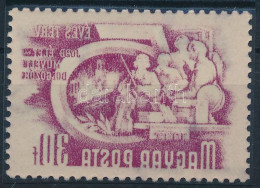 ** 1951 Ötéves Terv 30f Rendkívül Szép Gépszínátnyomattal / Mi 1177 With Machine Offset, RR! - Autres & Non Classés